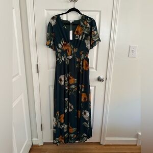 Baltic Born Sicily Satin Maxi- size Large NWT